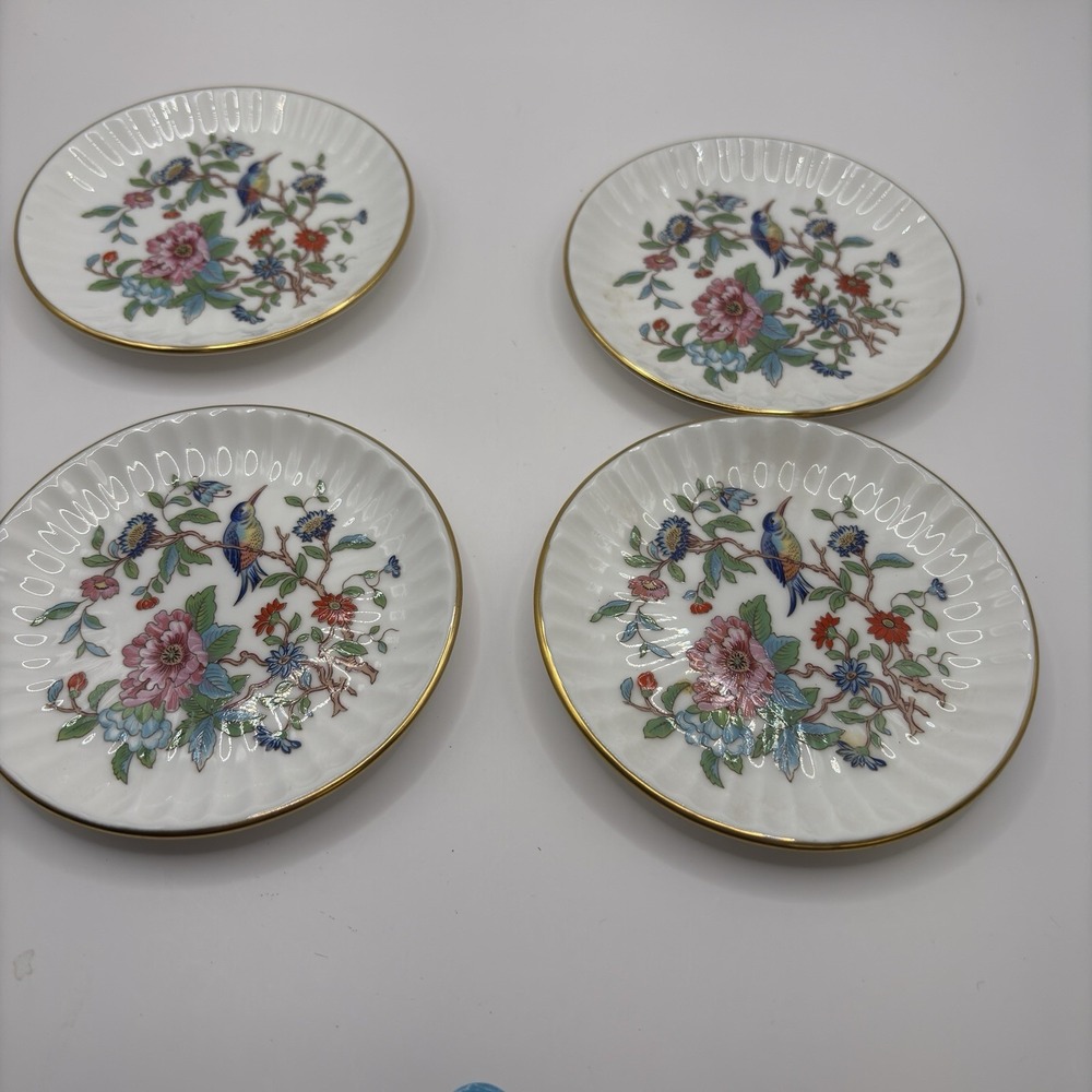 Aynsley Pembroke England Fine Bone China Bread Butter Plates Set of 4 (245)
